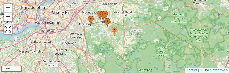 Related schools map