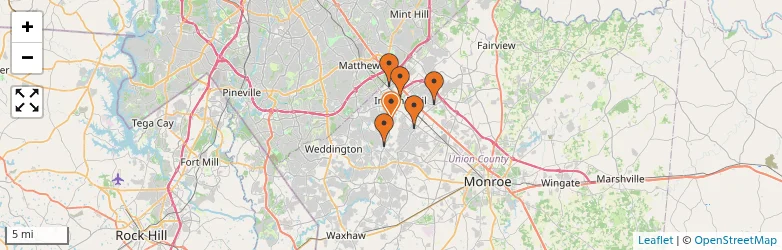 Related schools map