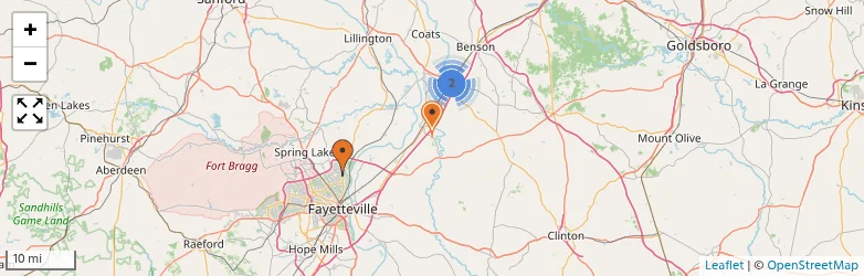 Related schools map