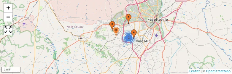Related schools map
