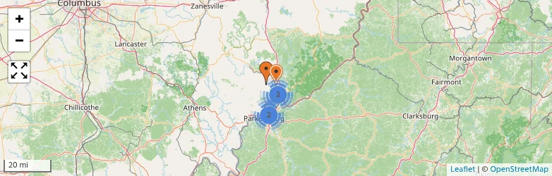 Related schools map