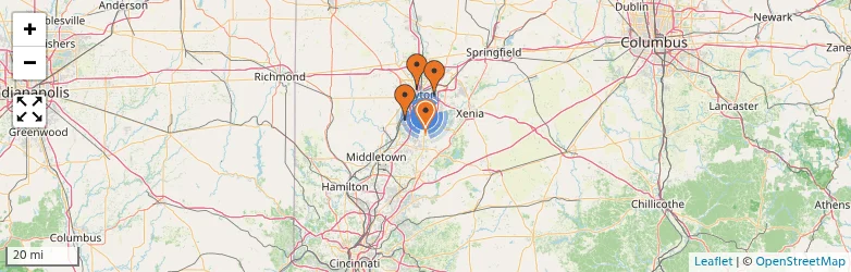 Related schools map