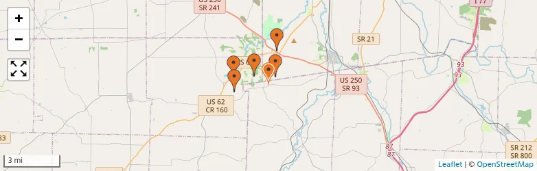 Related schools map