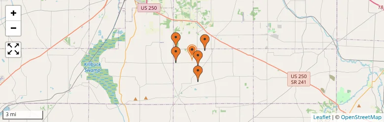 Related schools map