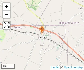 Map of The Brown County Christian Academy