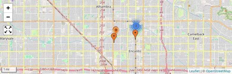 Related schools map