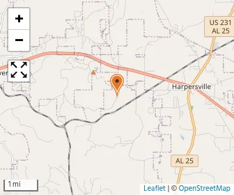 Map of Coosa Valley Academy