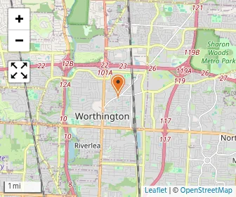 Map of Worthington Christian School