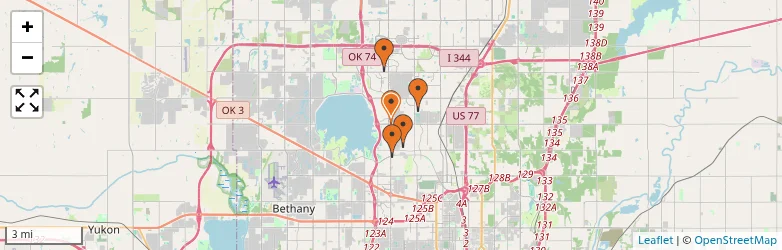 Related schools map