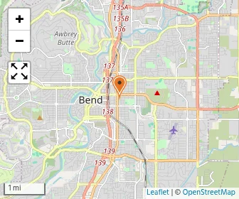 Map of Central Oregon Intergovernmental Council Skill Lab
