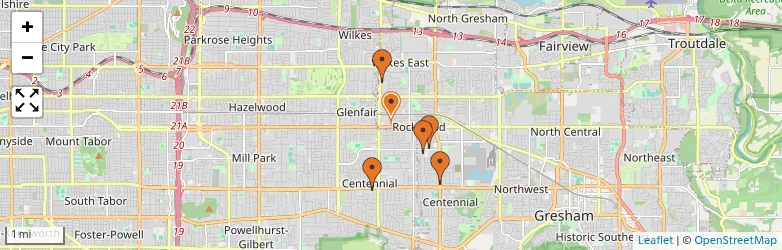 Related schools map