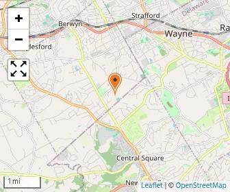 Map of Delaware County Christian School - Continuation School