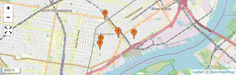 Related schools map