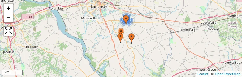 Related schools map