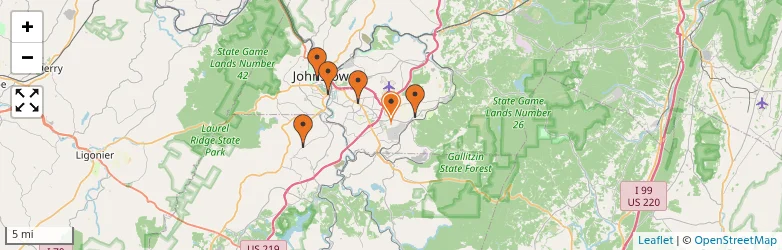 Related schools map