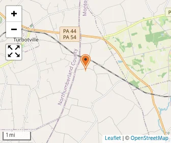Map of Ridgeview Amish School