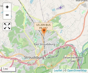 Map of Summit School Of The Poconos