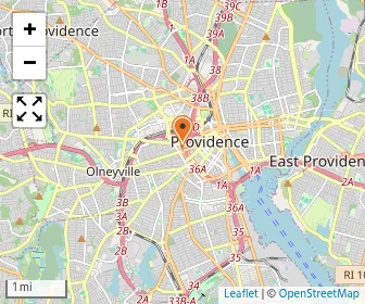 Map of Bradley School Providence