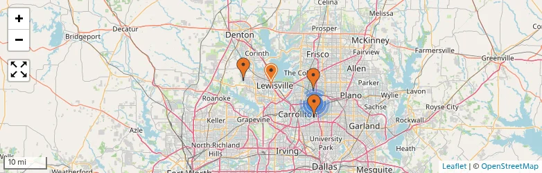 Related schools map