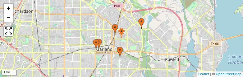 Related schools map