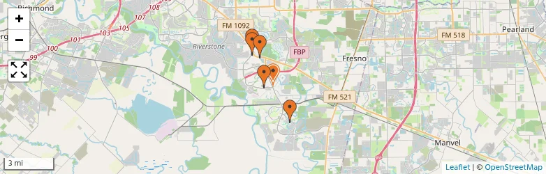 Related schools map
