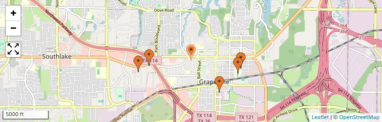 Related schools map