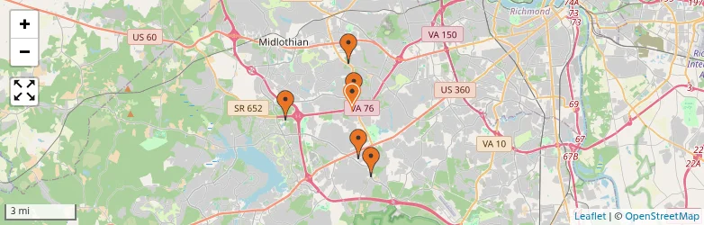 Related schools map