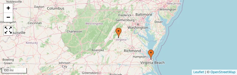 Related schools map