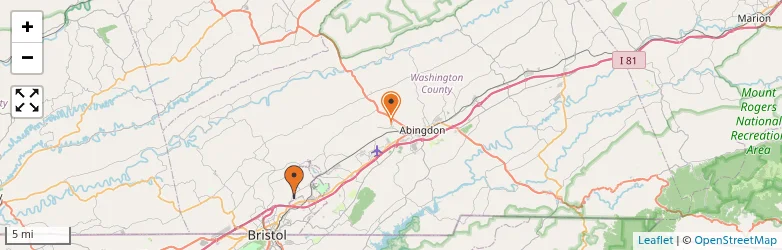 Related schools map