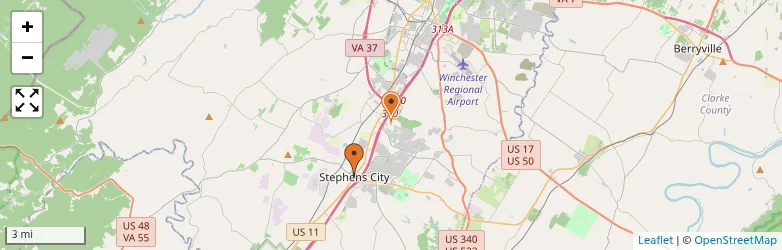 Related schools map