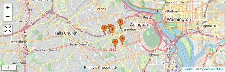 Related schools map