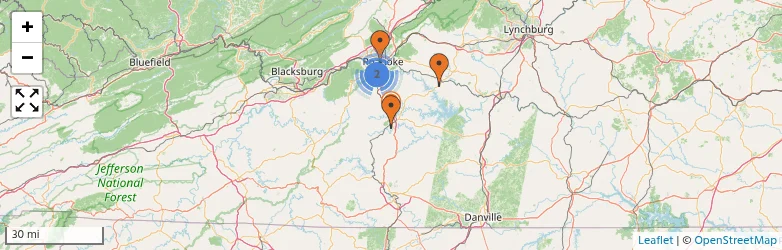 Related schools map