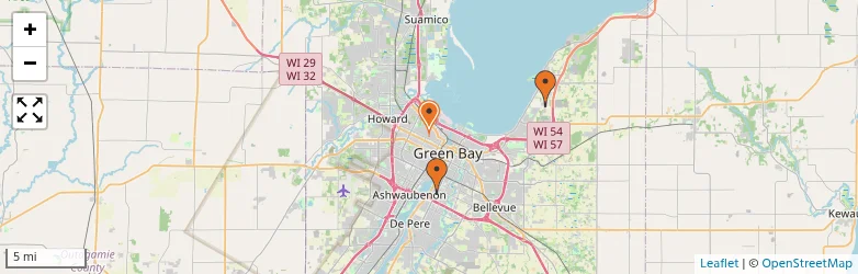 Related schools map