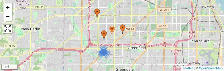Related schools map