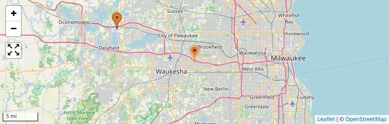 Related schools map