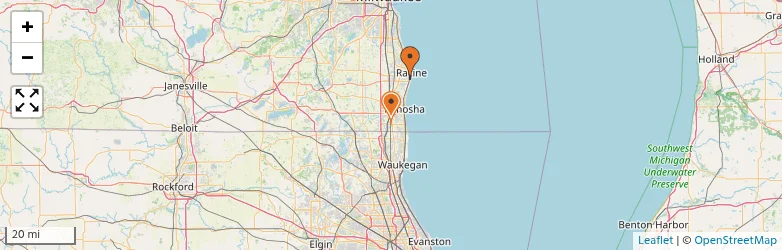 Related schools map