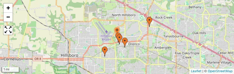 Related schools map