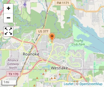 Map of Wonderland Montessori of Trophy Club