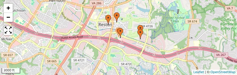Related schools map