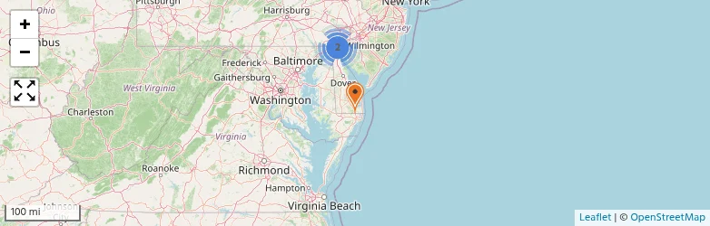 Related schools map