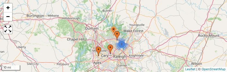 Related schools map