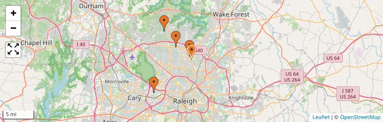 Related schools map
