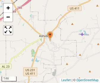Map of St. Clair County Day Program Inc