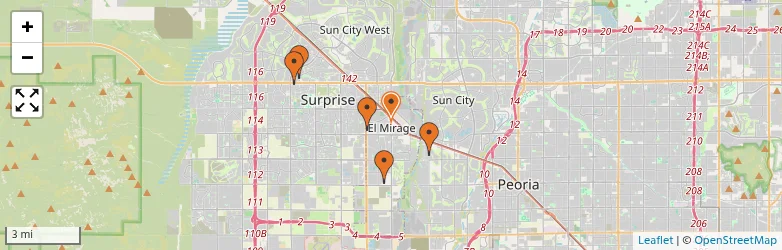 Related schools map