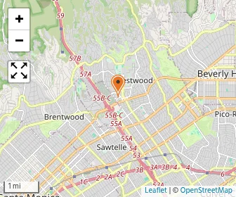 Map of Geffen Academy At Ucla
