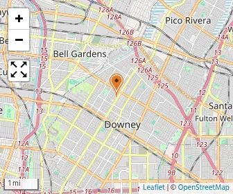 Map of Downey Christian School