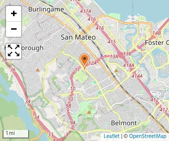Map of Fusion Academy - San Mateo