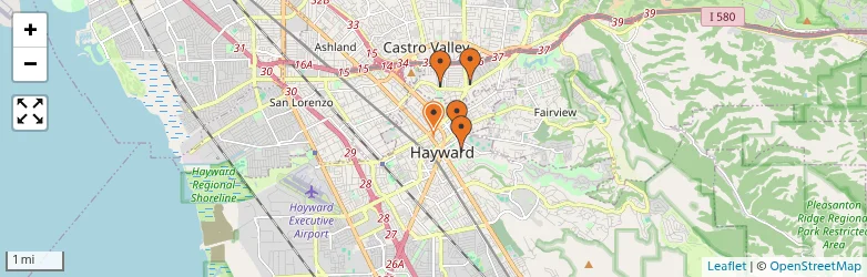 Related schools map