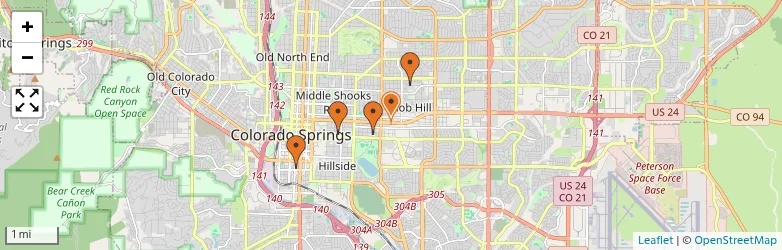 Related schools map