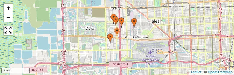 Related schools map